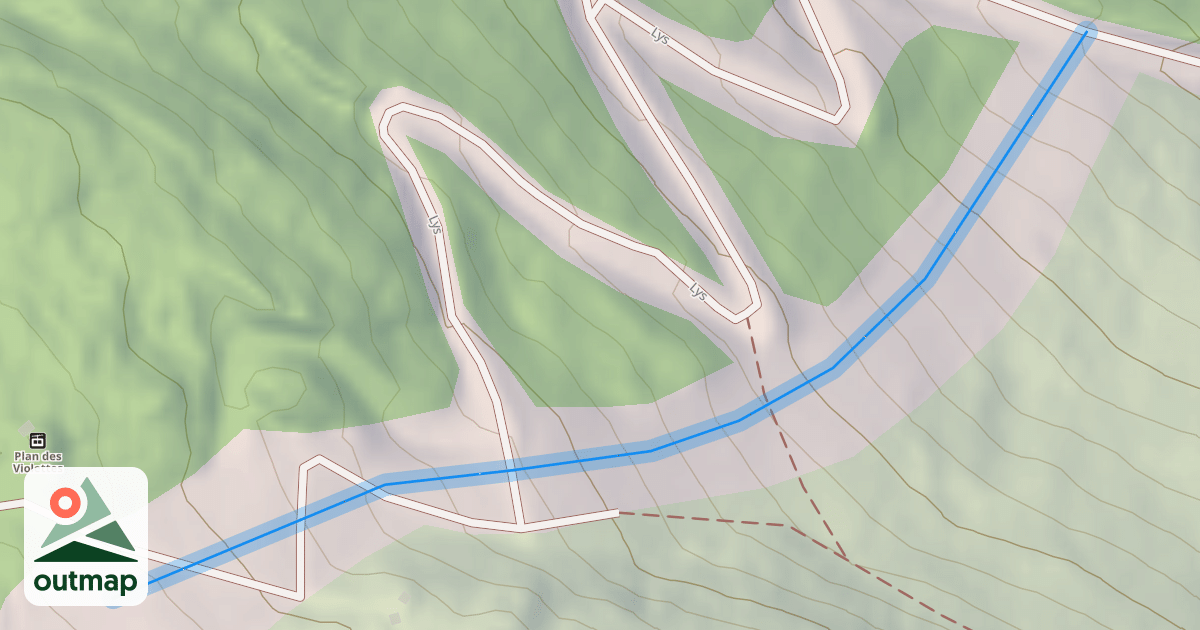 Map of Aiguille Rouge