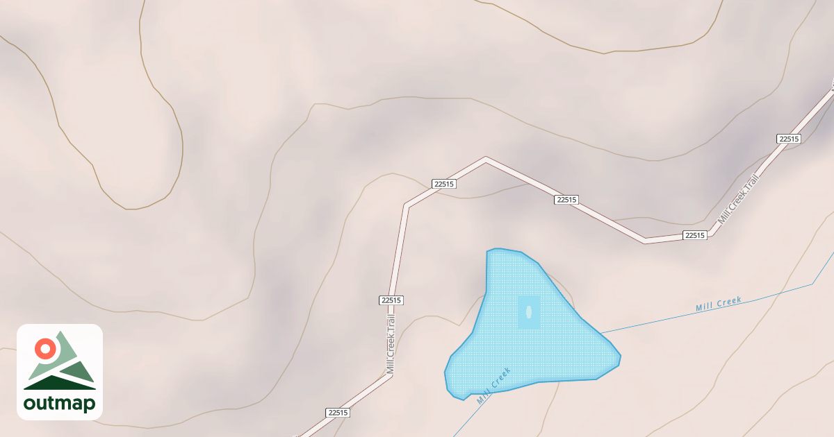 Map of Mill Creek Trail