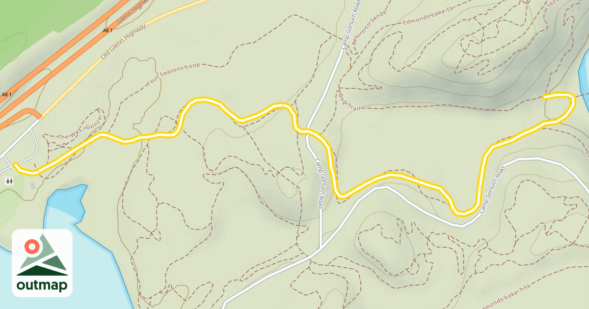Map of Edmonds Lake 2.5k