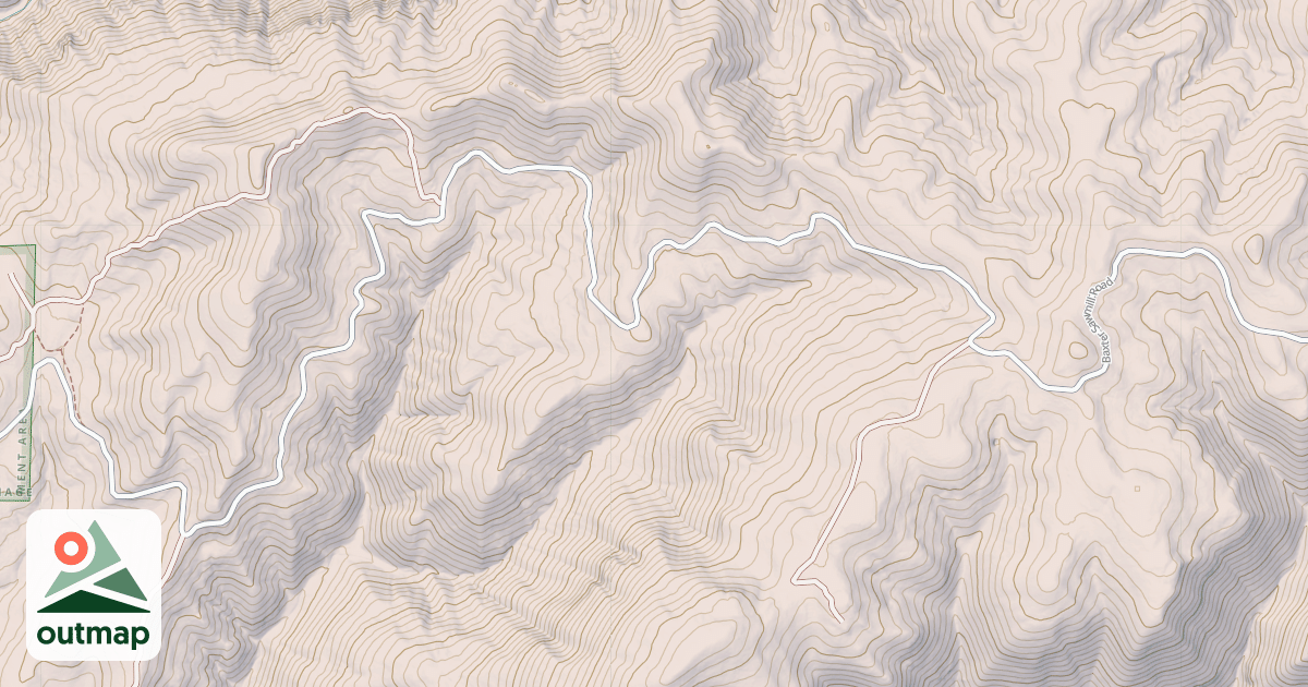 Map of BAXTER SAWMILL