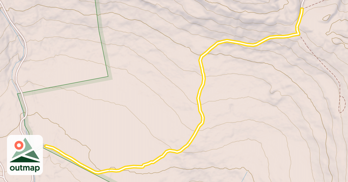 Map of Bald Land Trail