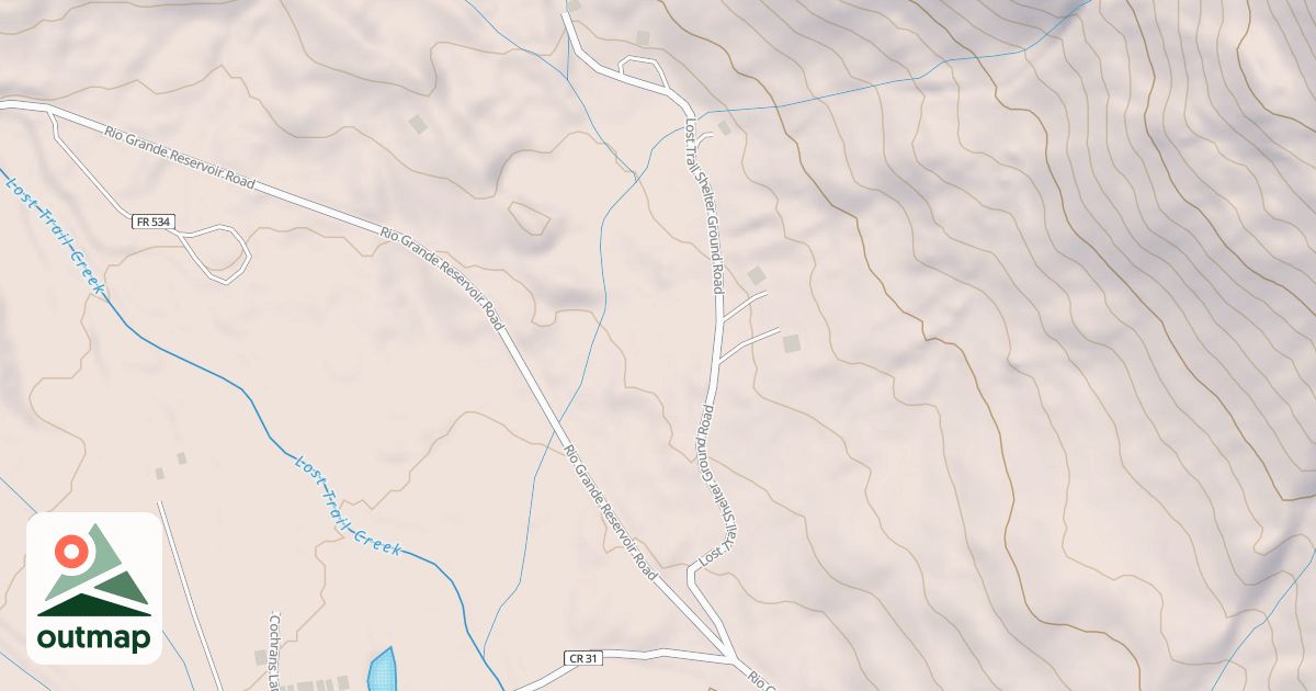 Map of LOST TRAIL SHG