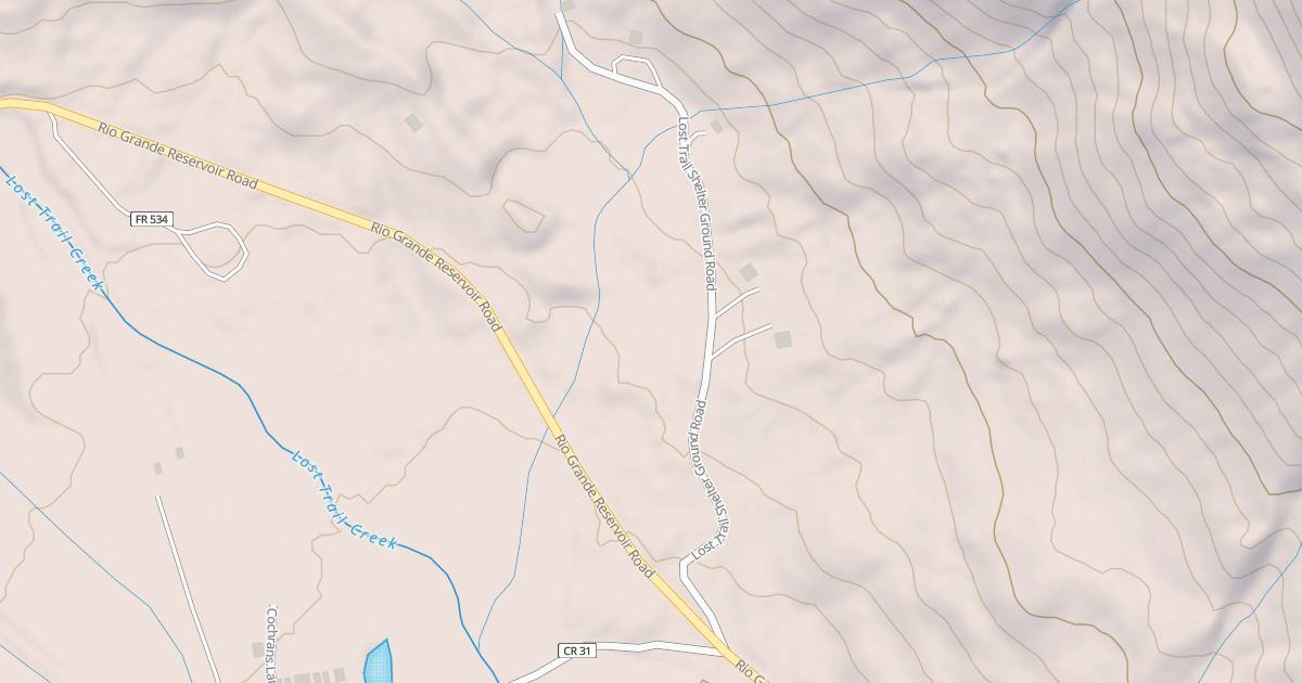 Map preview of LOST TRAIL SHG
