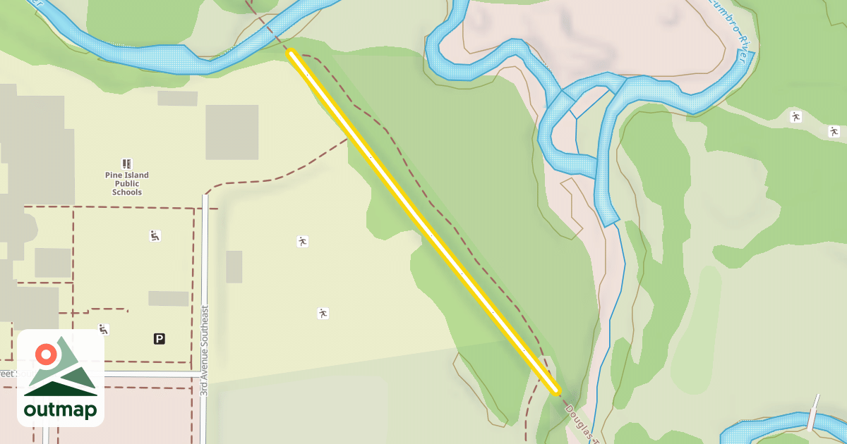 Map of Douglas State Trail