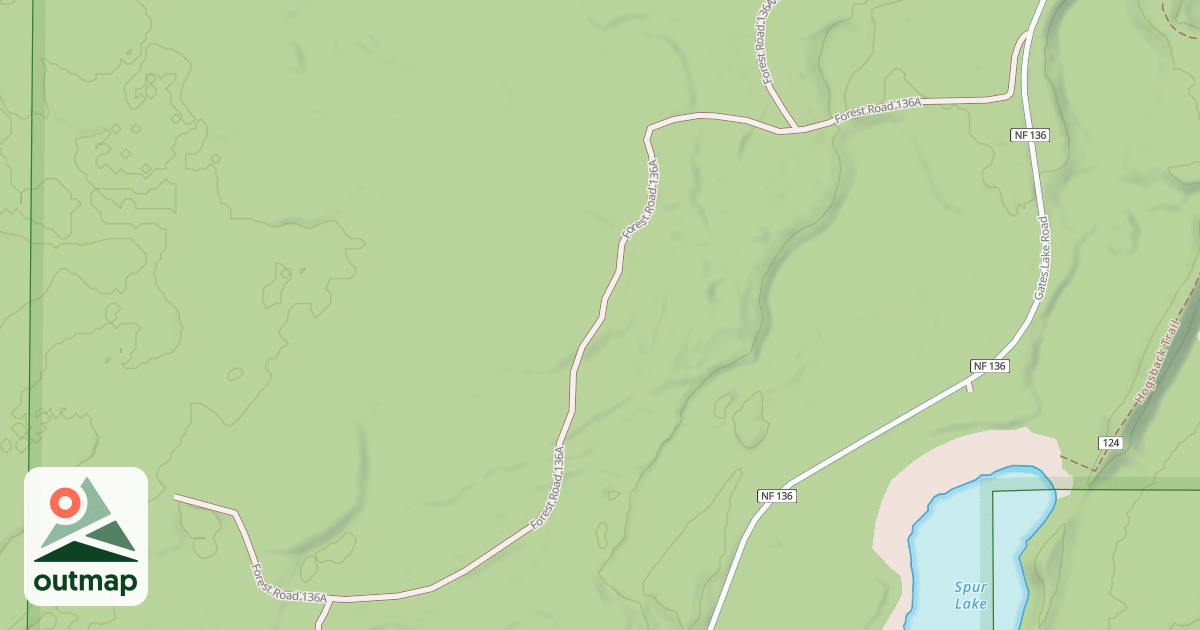 Map of FR 136A