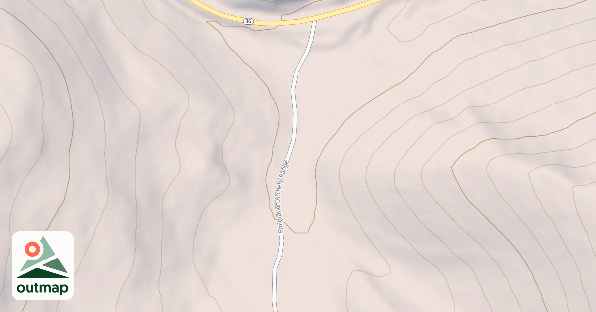 Map of EMIGRATION ARCHERY RANGE