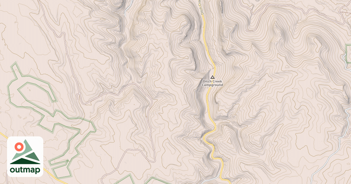 Map of Ditch Creek 19