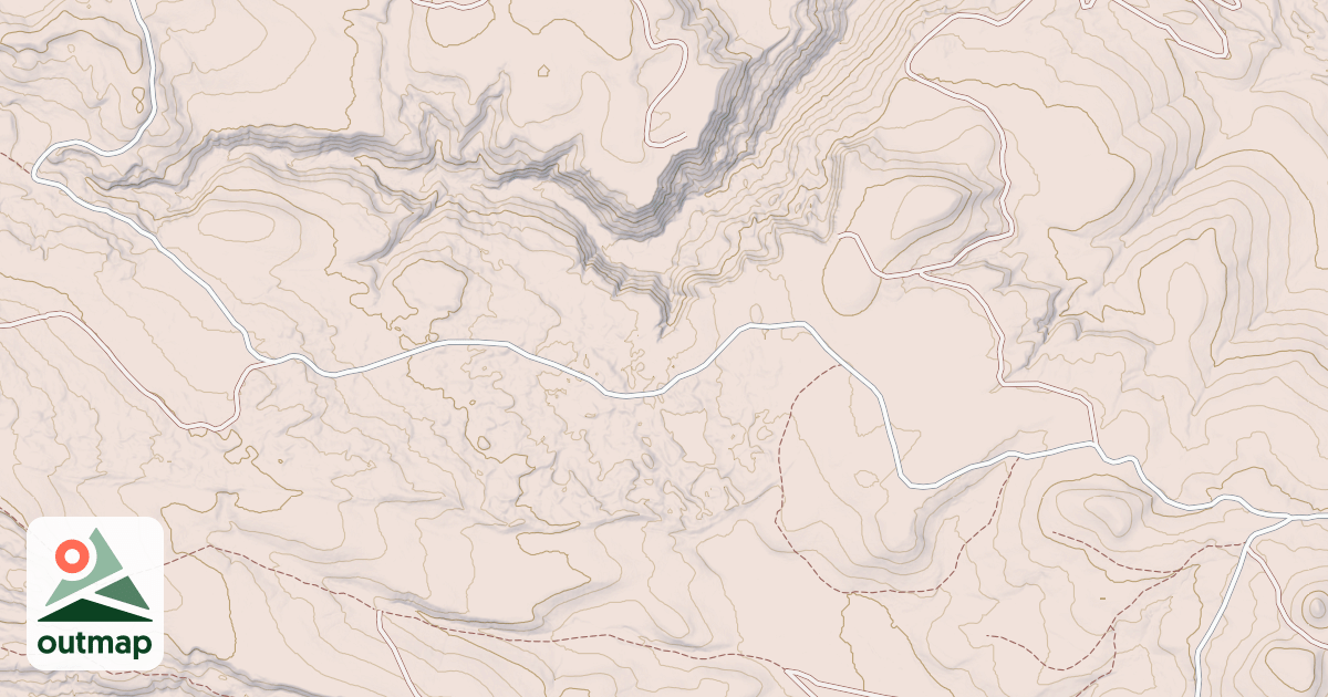 Map of LAVA MOUNTAIN
