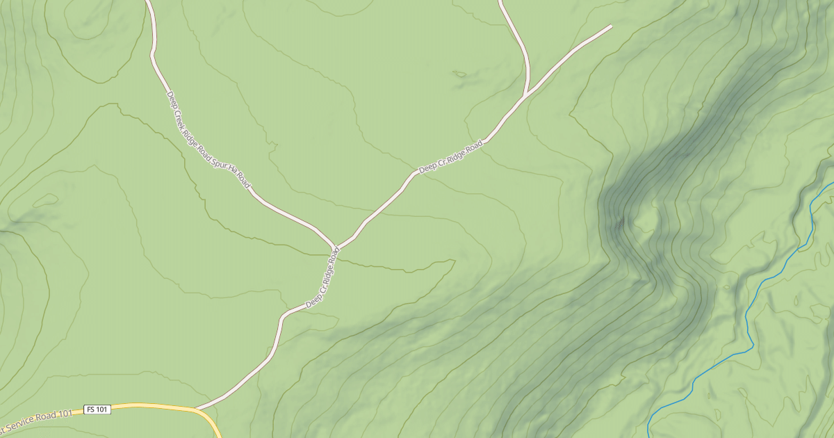 Map preview of DEEP CR RIDGE