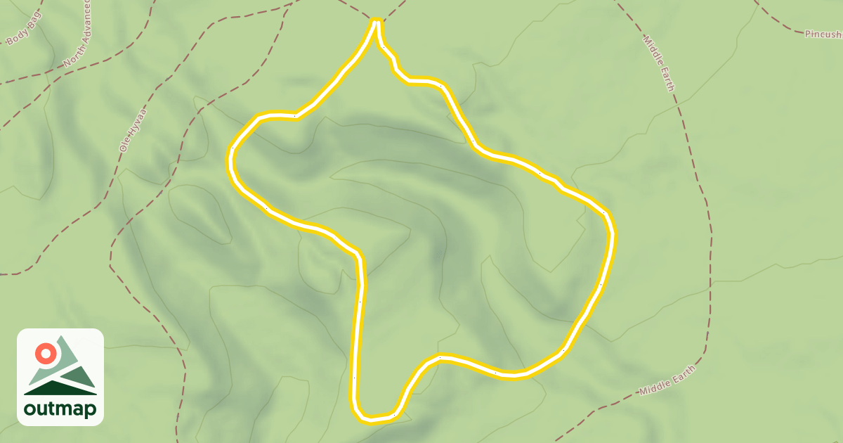 Map of Hilfiker Hill