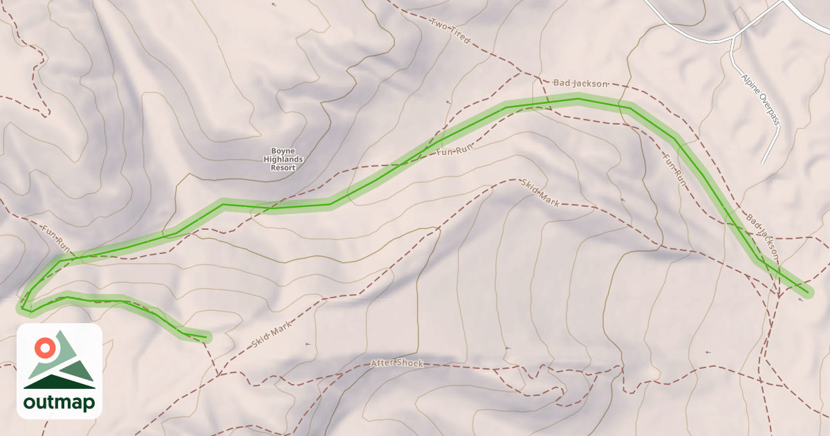 Map of Stephen's Pass