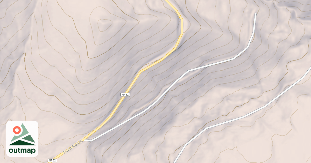 Map of USFS Motor Vehicle Use Map Trails 17552