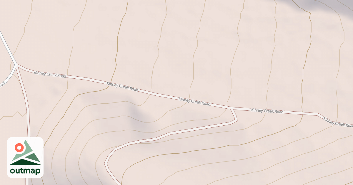 Map of KINNEY CREEK