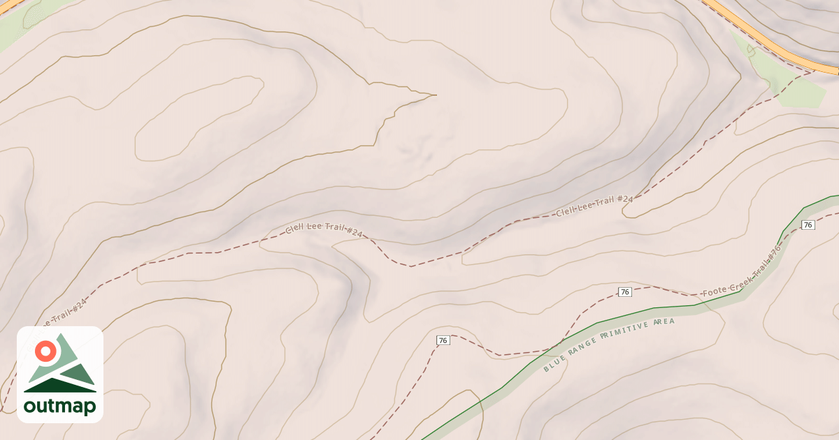 Map of CLELL LEE