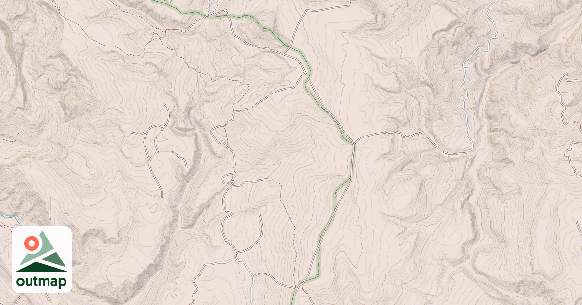 Map of FISH LAKE MOUNTAIN 4WD