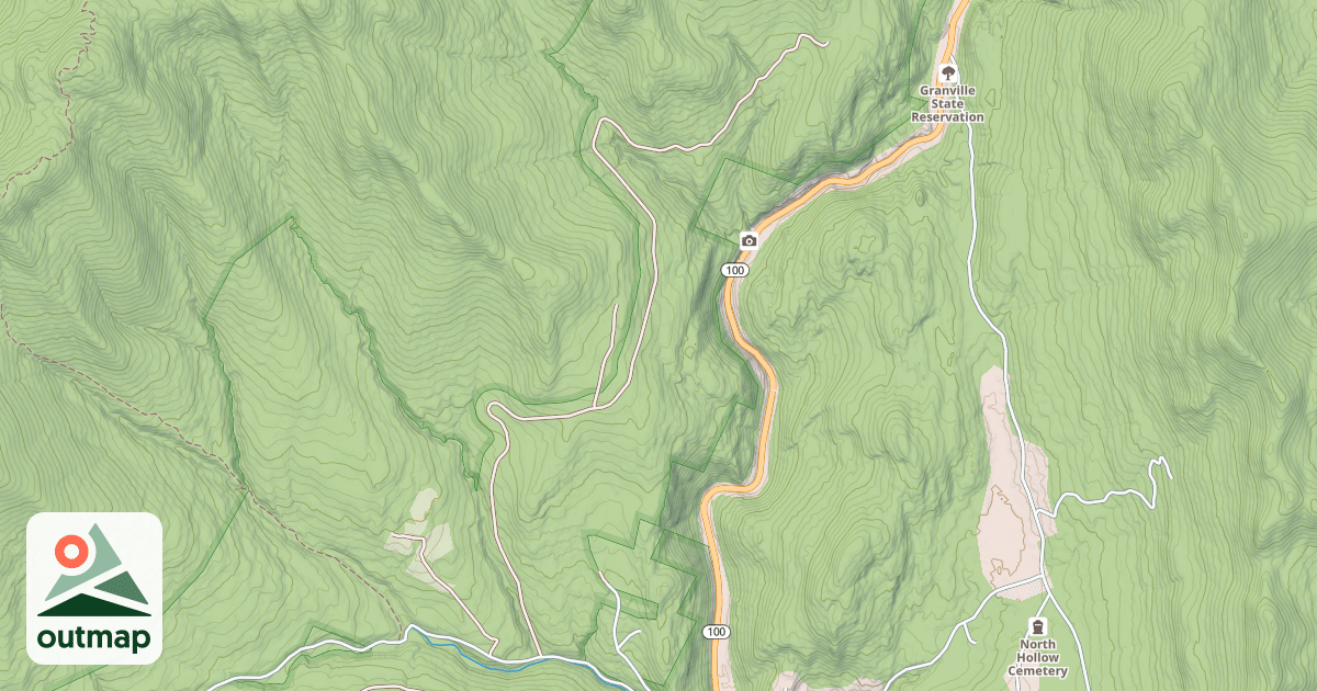 Map of Patterson Brook