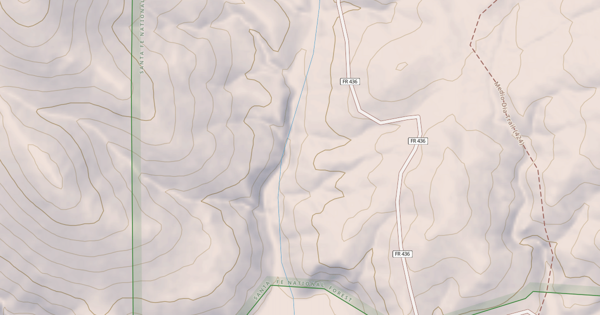 Map preview of USFS National Forest System Roads {78ACB0C6-5E9E-4725-9D16-EFCEC22F0EAB}