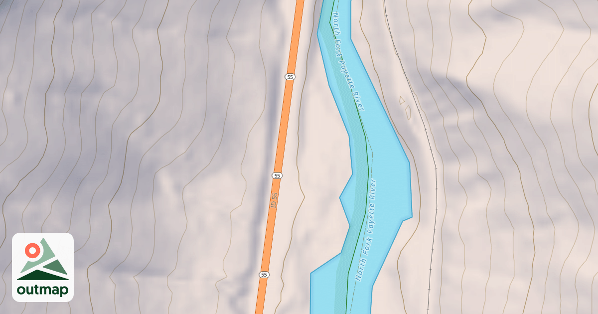 Map of BIG EDDY CAMPGROUND