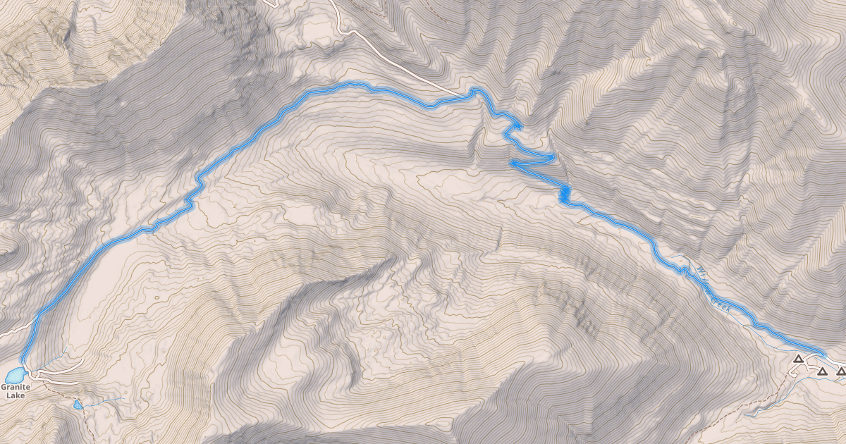 Map preview of South Willow Creek Spur