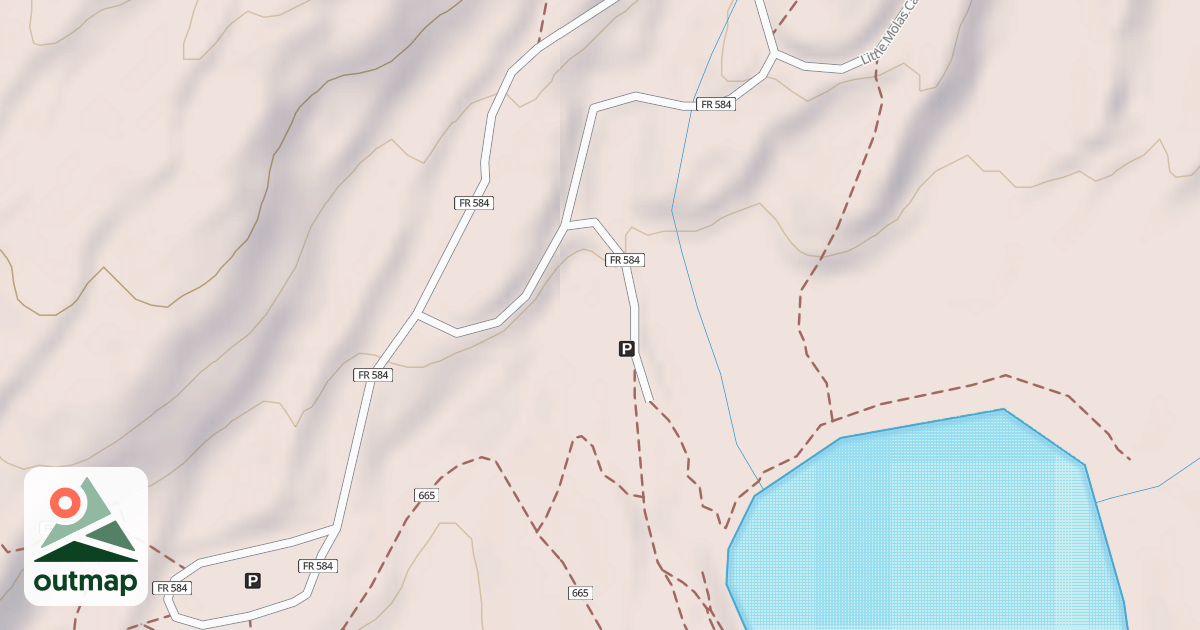 Map of LITTLE MOLAS FISHING