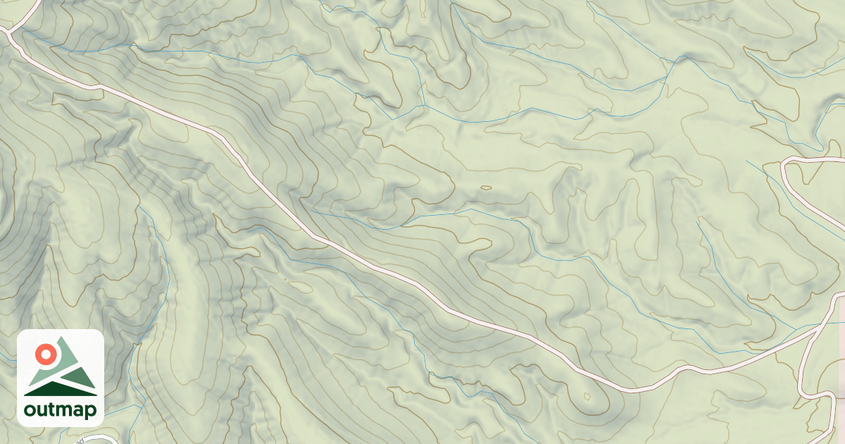 Map of 16049: Temblor Ridge
