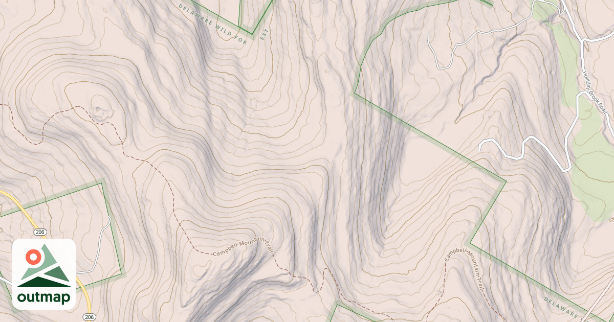 Map of Miller Hollow