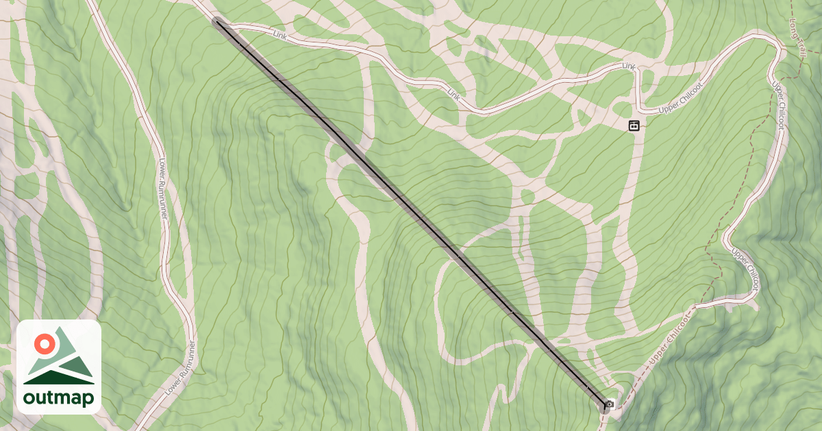 Map of Upper Liftline