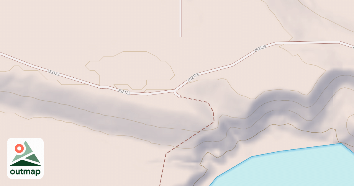 Map of AU SABLE RIVER CAMPSITE 20,21