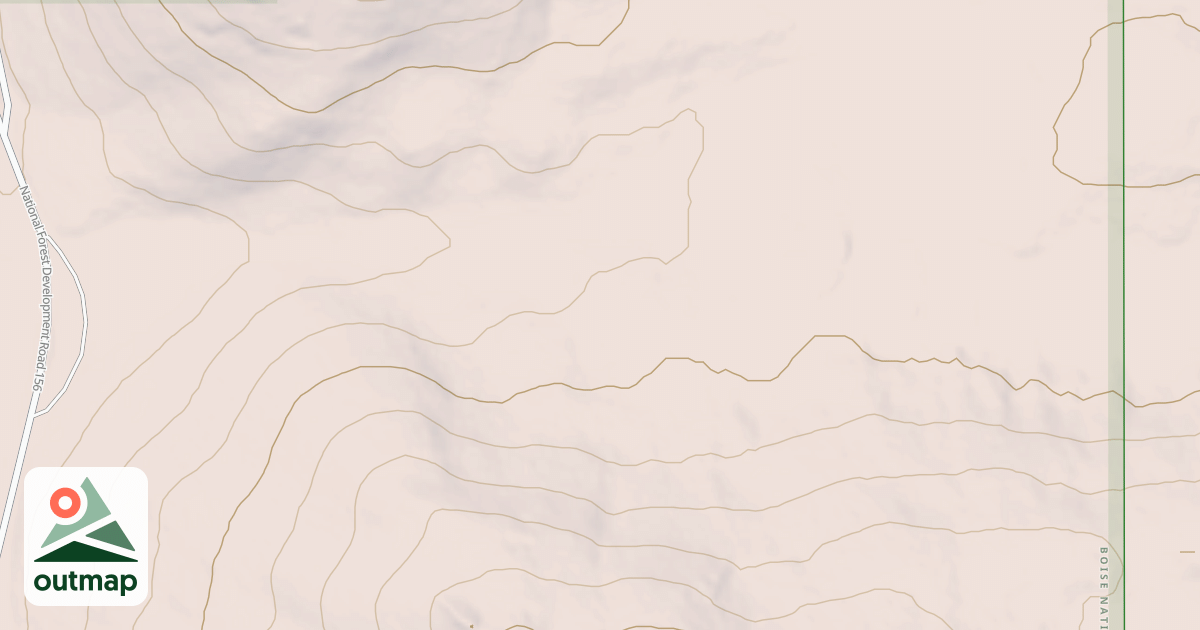 Map of ALLAN'S CUTOFF