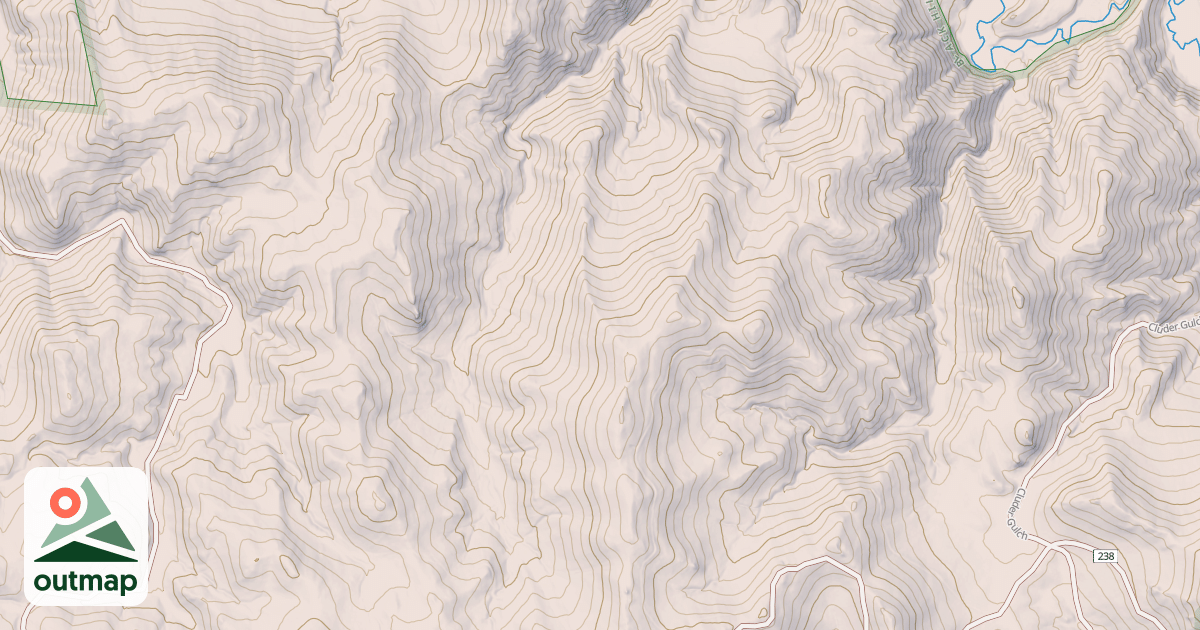 Map of BEARCAT GULCH