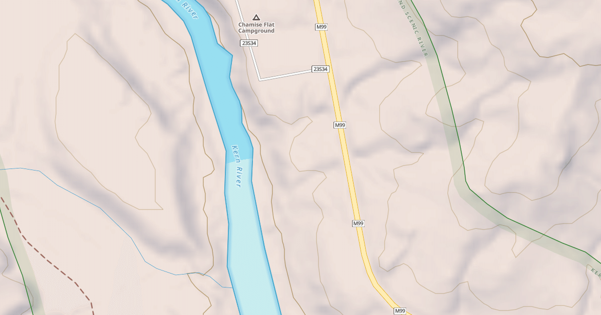 Map preview of CHAMISE FLAT