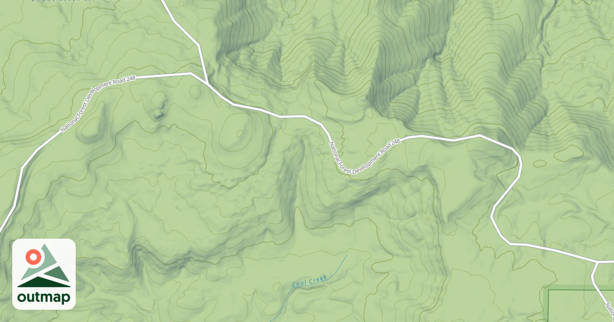 Map of COAL CREEK