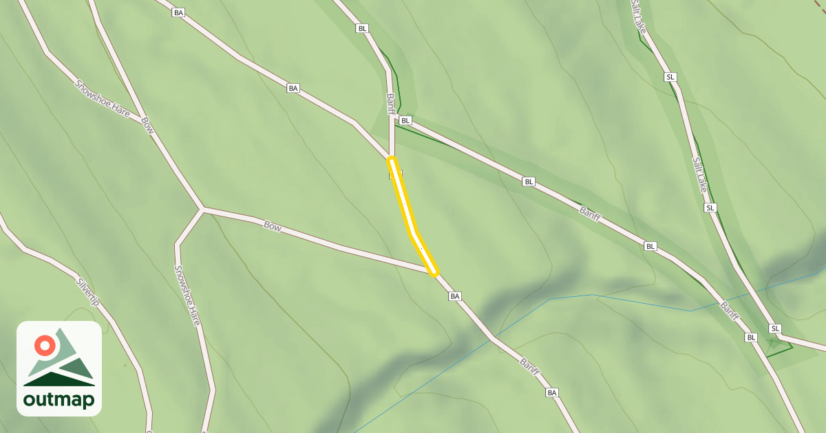Map of Banff