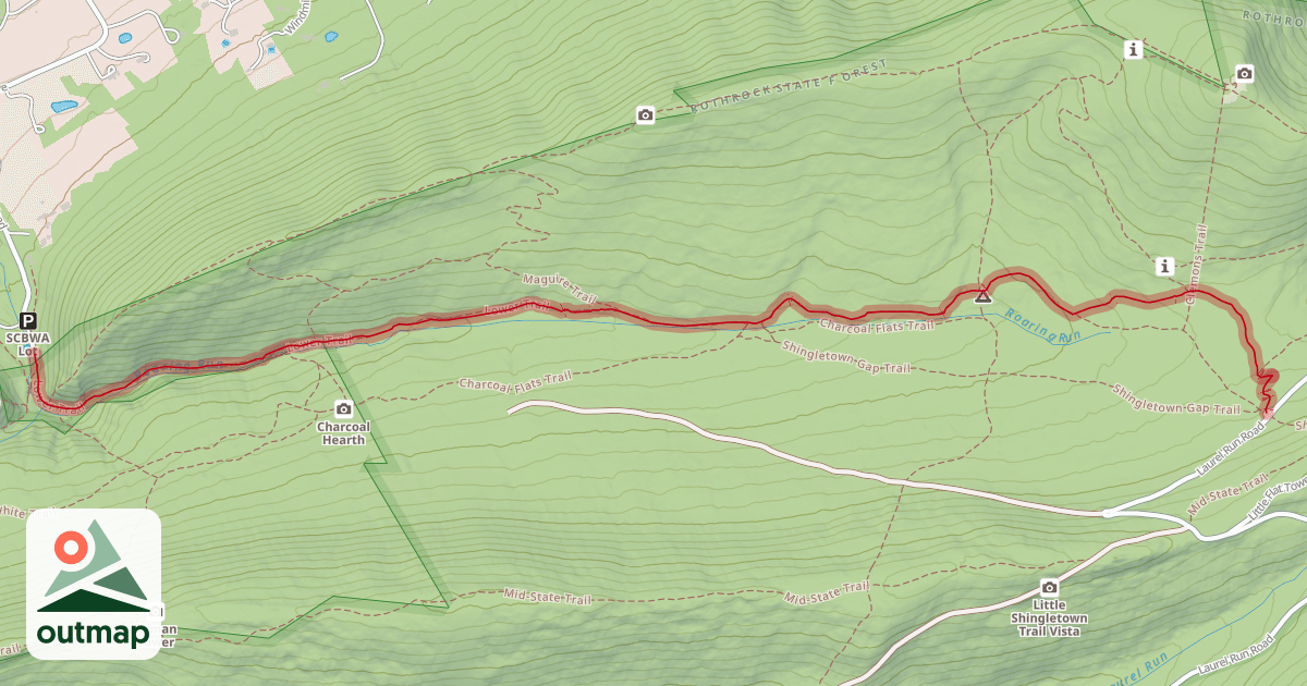 Map of Lower Trail