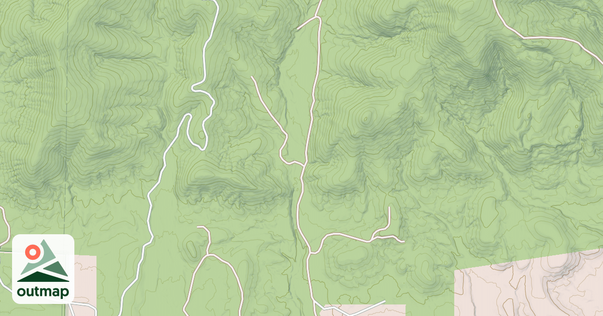 Map of HOLE IN GROUND CREEK