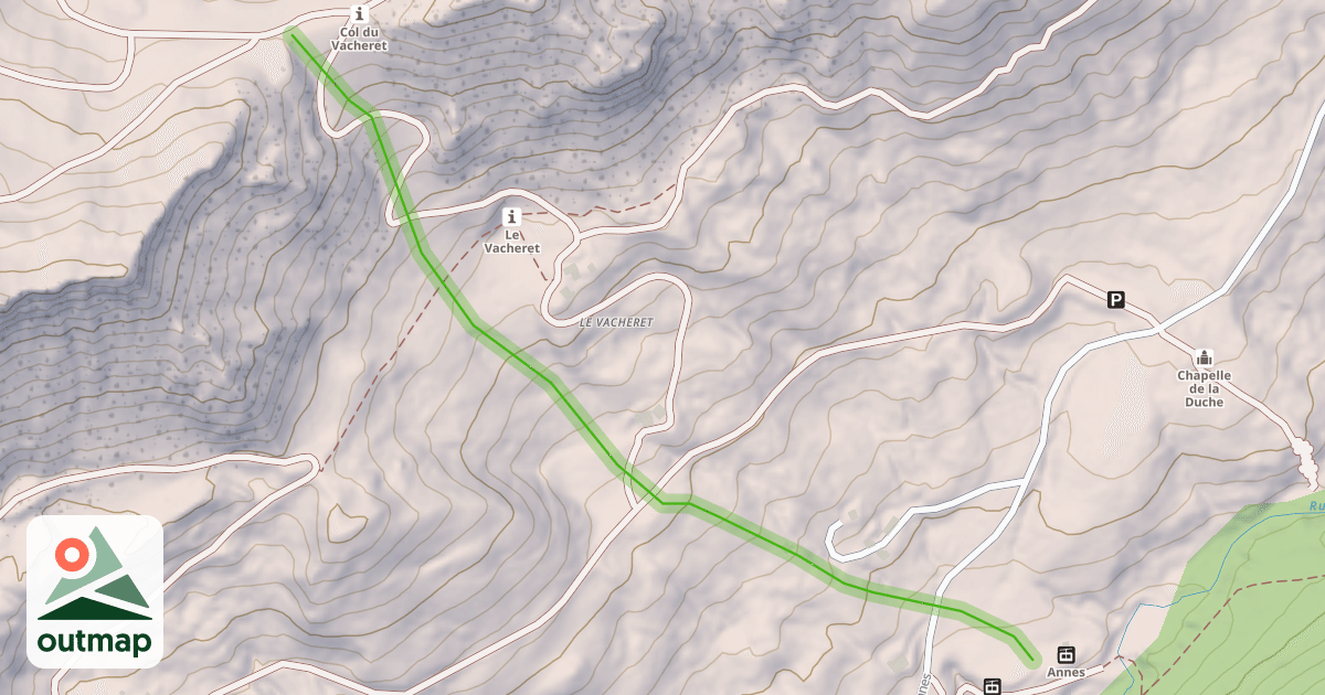 Map of La Duche