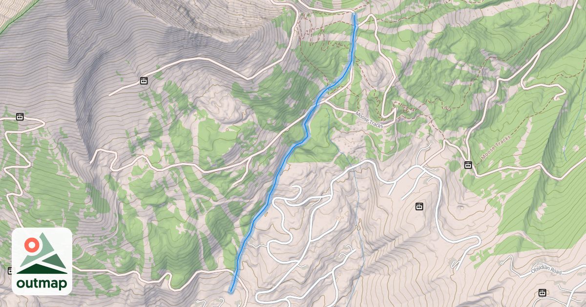 Map of Cow Flats