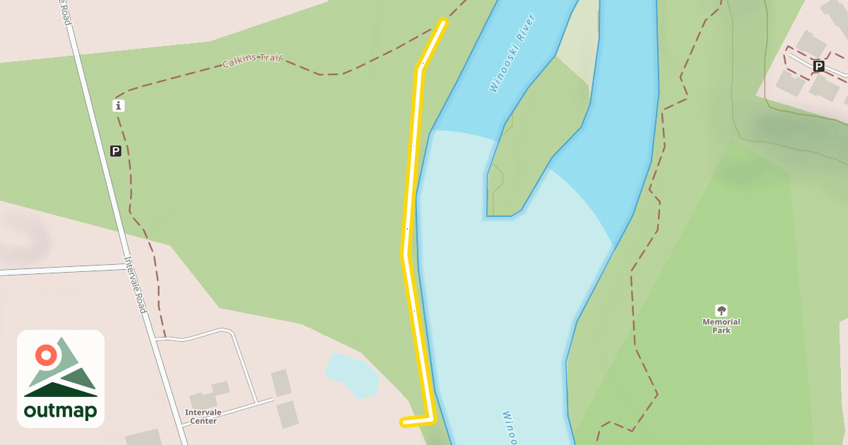 Map of Calkins Trail