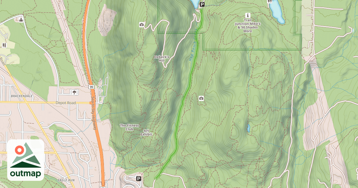 Map of Jack's