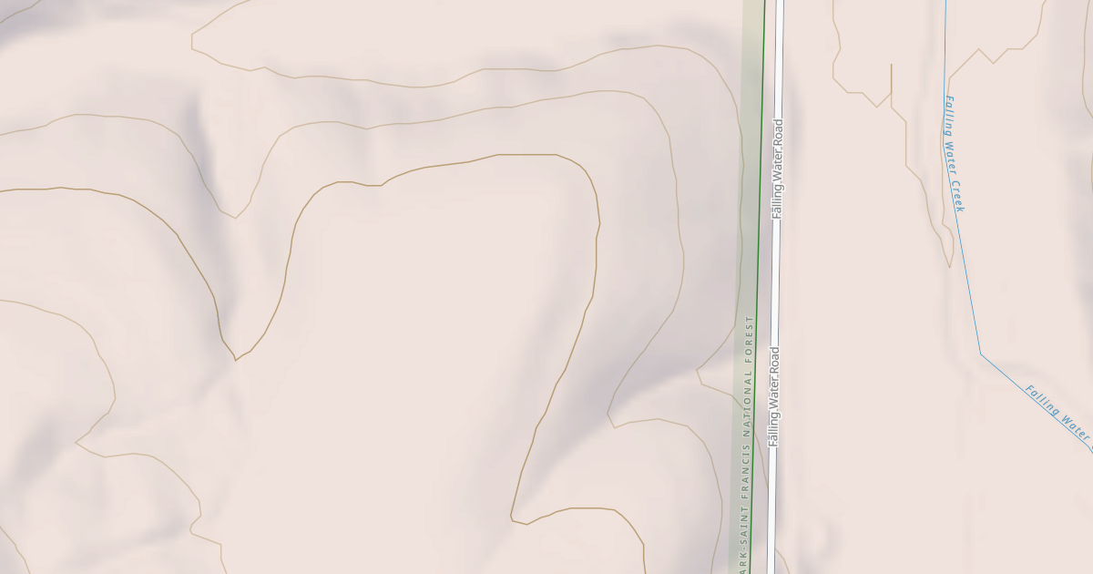 Map preview of USFS Motor Vehicle Use Map Roads {D10CF57F-CAAD-47A3-AEDA-9B0ADCAA1373}