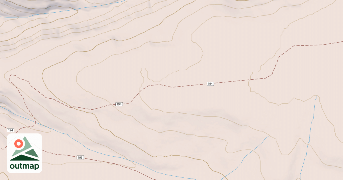 Map of Boggy Upper Loop