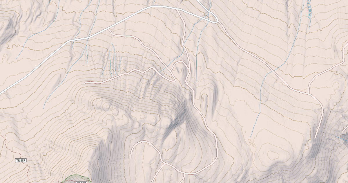 Map preview of USFS National Forest System Roads {B40A2A5A-610F-4EE5-B268-B8D2BB0EDD16}