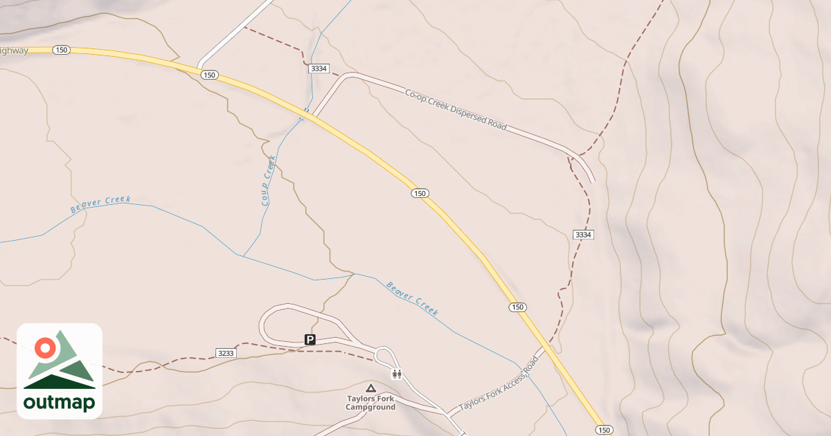 Map of COOP CREEK CONNECTOR