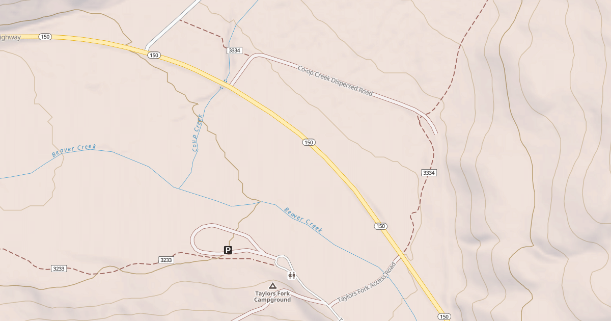 Map preview of COOP CREEK CONNECTOR