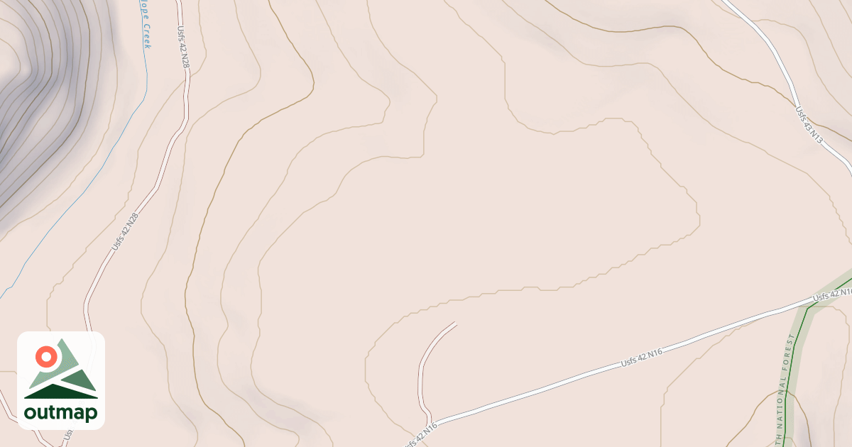 Map of ANTELOPE CREEK