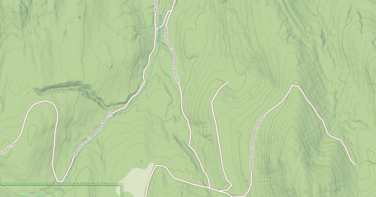 Map preview of USFS Motor Vehicle Use Map Roads {A1E10B8B-764D-454E-BAEB-2DB43E593402}