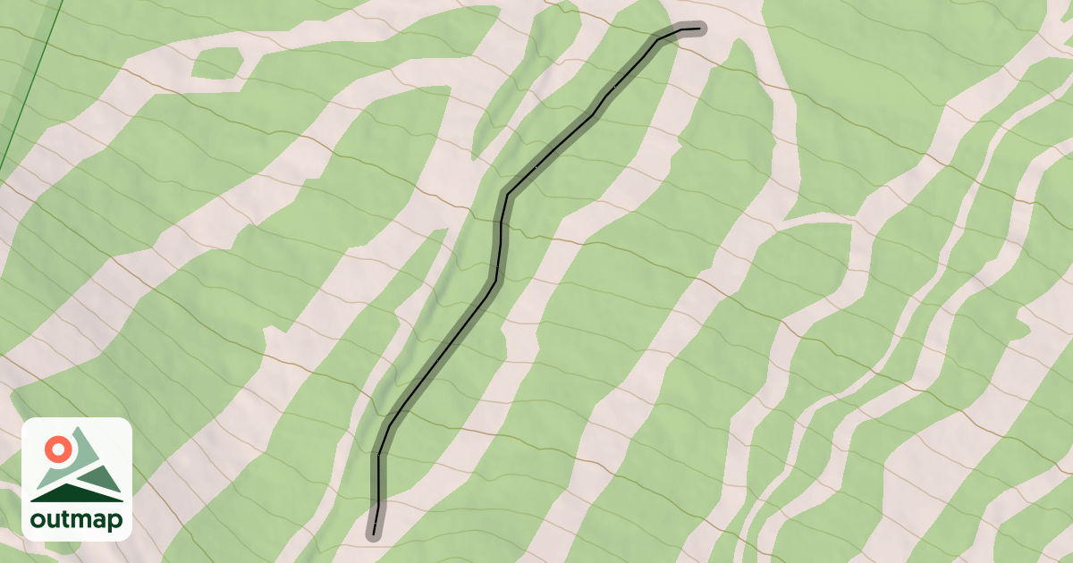 Map of Cherry Mountain Slide