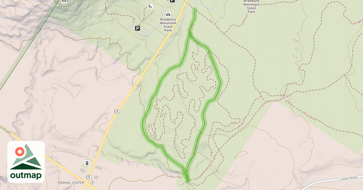Map of Knight Woods