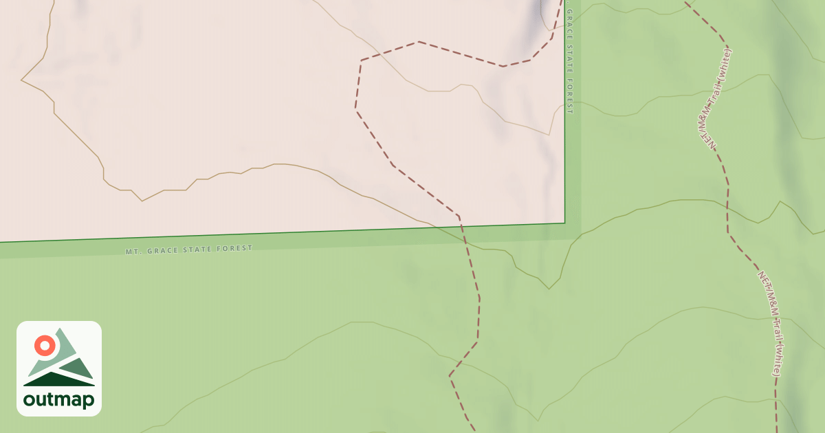 Map of Round the Mountain Trail