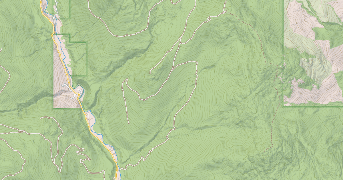 Map preview of Martin Creek